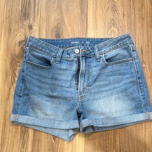 Old Navy Women's Light Blue High Rise Jean Shorts